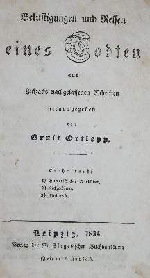 Bild Nr.1: 131-977 Ortlepp,E.: (Literatur und illustrierte Bücher bis 19.Jahrhundert)