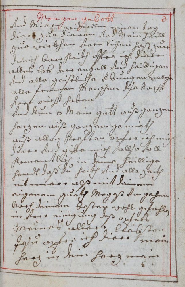 Große Abbildung Nr.1: 132-101 Andachts Übungen: (Handschriften, Gebetbücher)