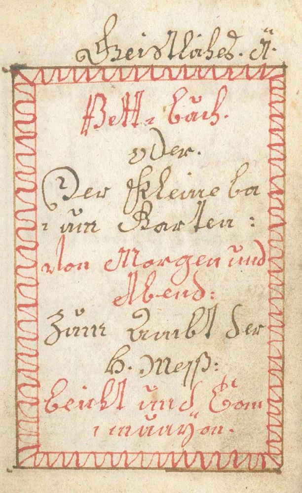 Große Abbildung Nr.1: 132-102 Konvolut: (Handschriften, Gebetbücher)