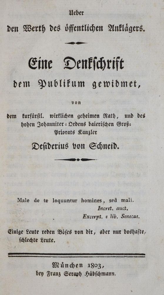 Große Abbildung Nr.1: 132-1038 Schneid,D.v.: (Literatur und illustrierte Bücher bis 19.Jahrhundert)