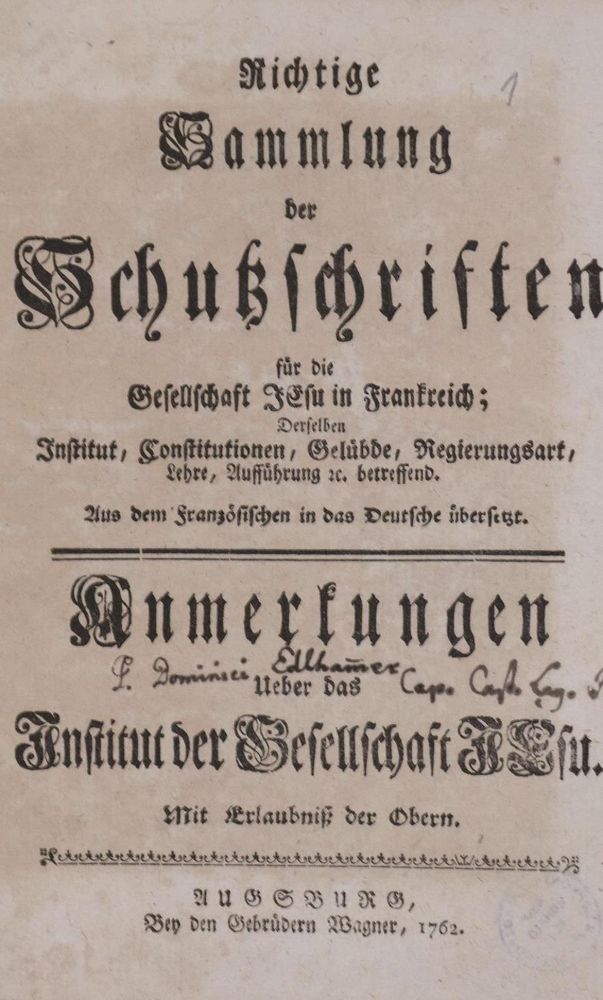 Große Abbildung Nr.1: 132-1042 Sammelband: (Schutzschriften)