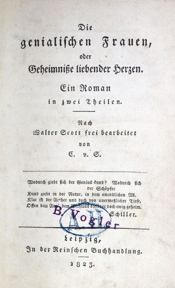 Große Abbildung Nr.1: 132-1043 Genialischen Frauen, Die,: (Scott)