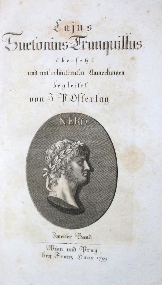 Große Abbildung Nr.1: 132-1048 Suetonius,C.T.: (Literatur und illustrierte Bücher bis 19.Jahrhundert)