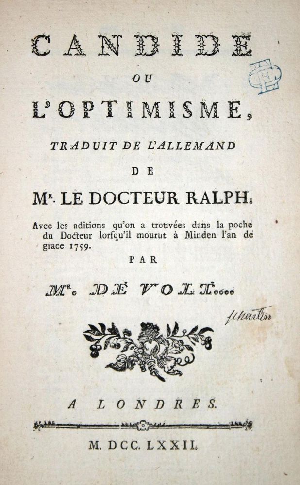 Große Abbildung Nr.1: 132-1057 (Marchand,J.H.).: (Voltaire)