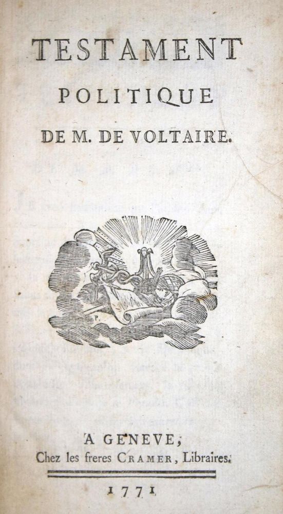 Große Abbildung Nr.2: 132-1057 (Marchand,J.H.).: (Voltaire)