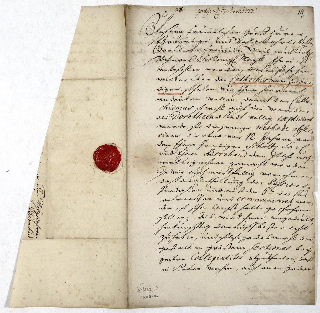 Große Abbildung Nr.1: 132-107 Kirchenbuch.: (Handschriften)