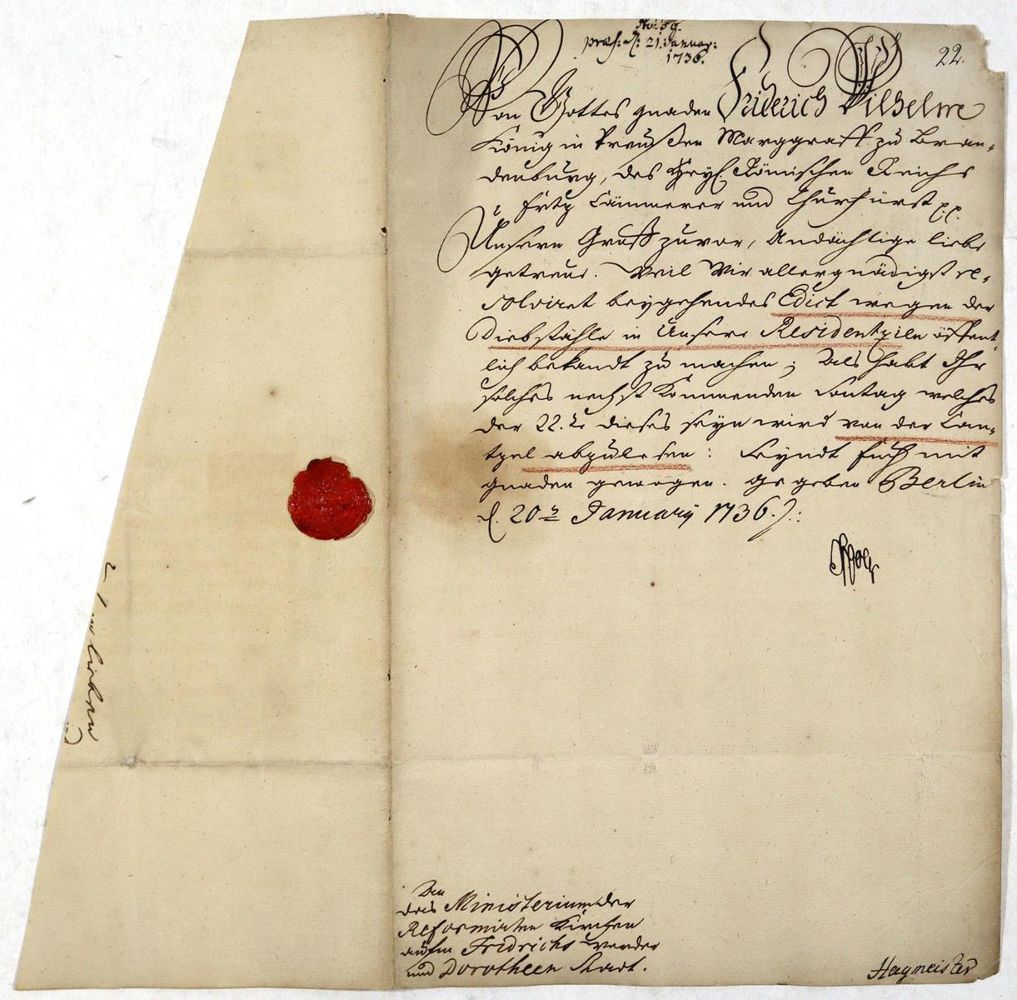 Große Abbildung Nr.2: 132-107 Kirchenbuch.: (Handschriften)