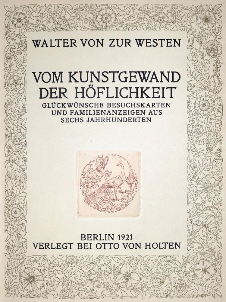 Große Abbildung Nr.1: 132-1080 Zur Westen,W.v.: (Behmer)