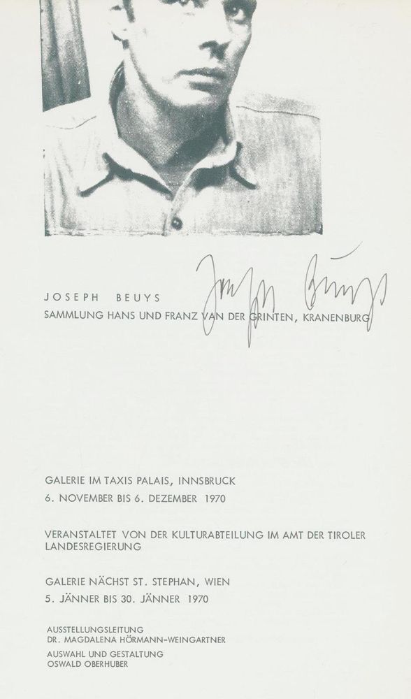 Große Abbildung Nr.1: 132-1084 Joseph Beuys.: (Beuys)