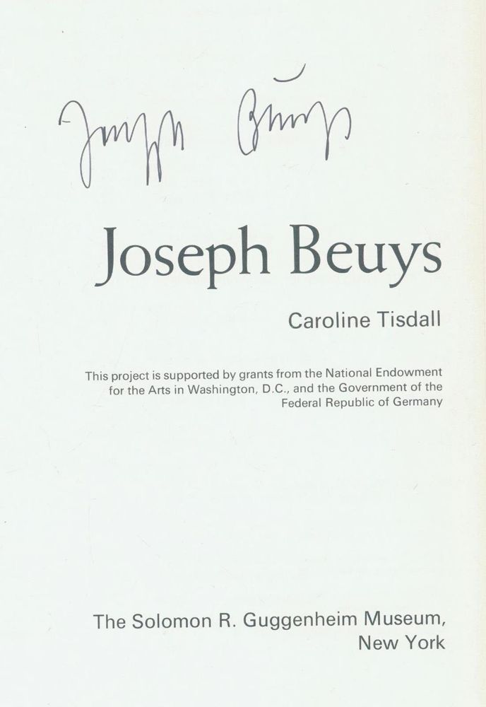 Große Abbildung Nr.1: 132-1088 Tisdall,C.: (Beuys)