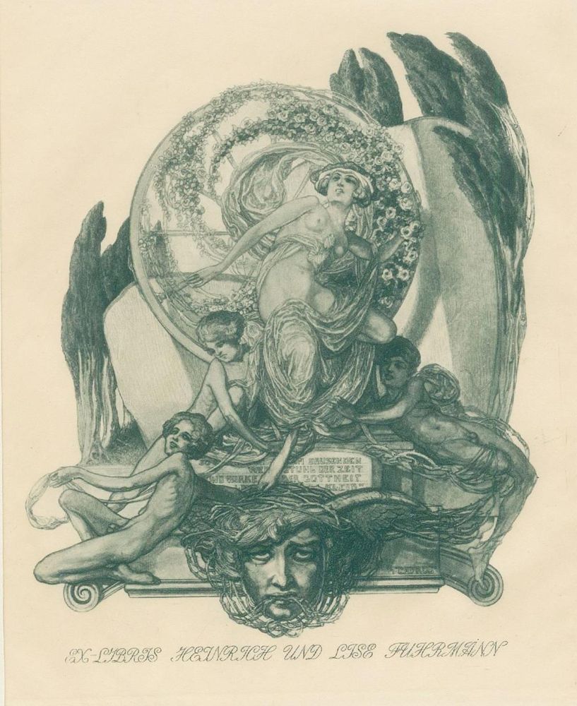 Große Abbildung Nr.1: 132-1126 Bayros,F.v.: (Exlibris)