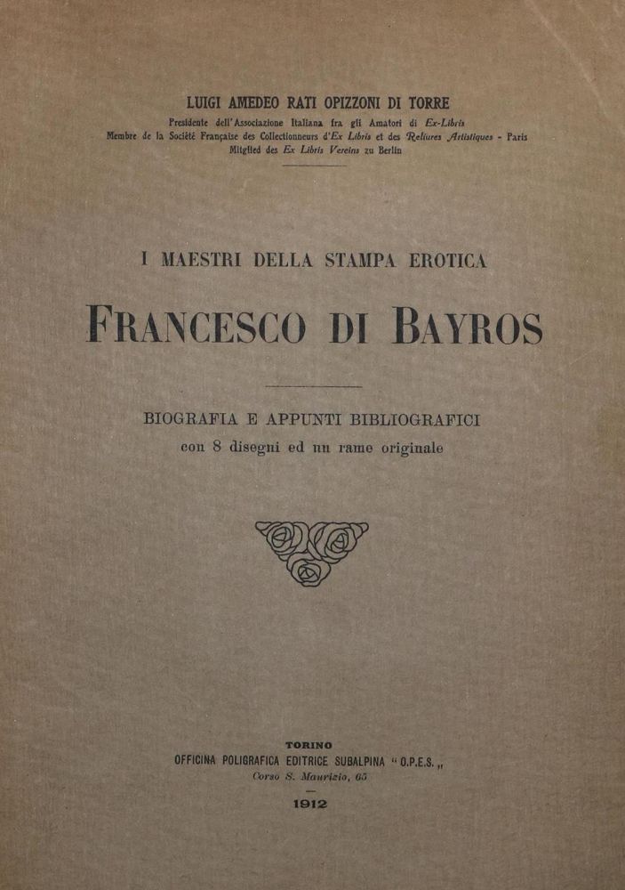 Große Abbildung Nr.1: 132-1127 Rati Opizzoni di Torre,L.A.: (Exlibris, Bayros)