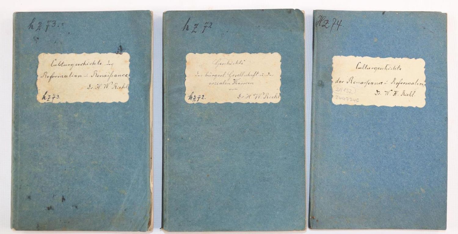Große Abbildung Nr.1: 132-114 Riehl,W.H.: (Handschriften)