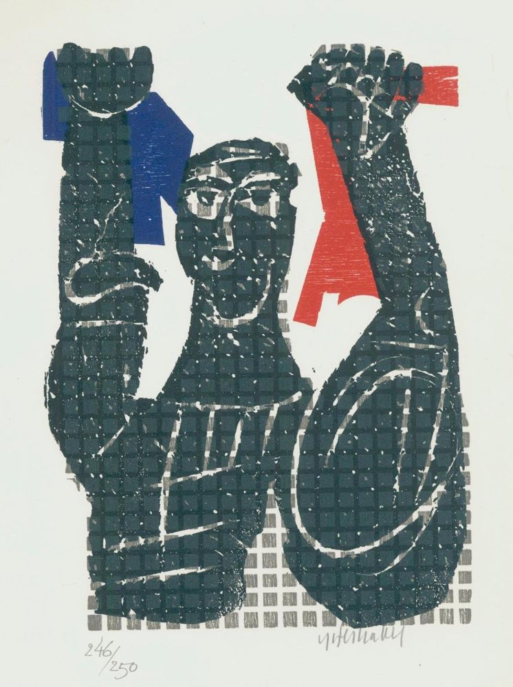 Große Abbildung Nr.1: 132-1147 Hannsmann,M.: (Grieshaber)
