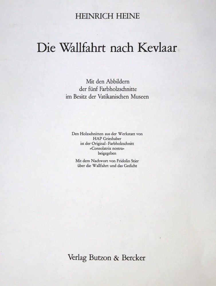 Große Abbildung Nr.7: 132-1148 Heine,H.: (Grieshaber)
