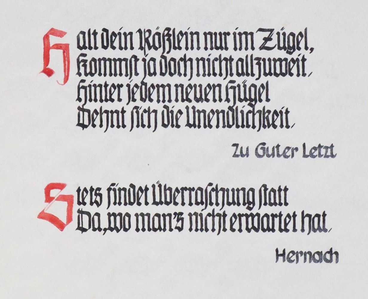 Große Abbildung Nr.1: 132-1156 Busch,W.: (Handschriften)