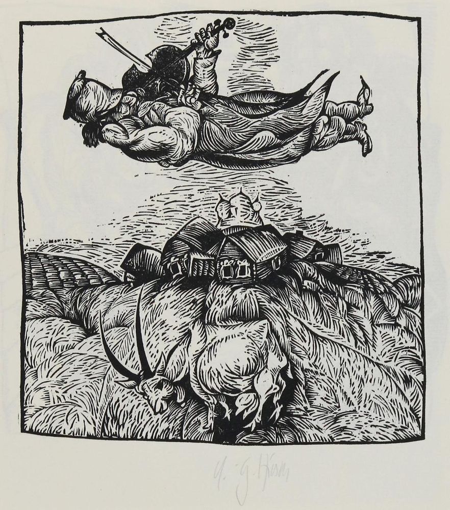 Große Abbildung Nr.2: 132-1164 Hirsch,K.G.: (Literatur und illustrierte Bücher 20.Jahrhundert - Alte Literatur in modernen Ausgaben)
