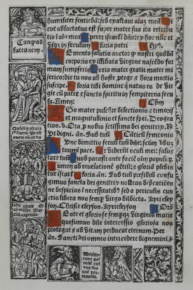 Große Abbildung Nr.3: 132-118 Niederdeutsches Stundenbuch.: (Handschriften, Stundenbuch)