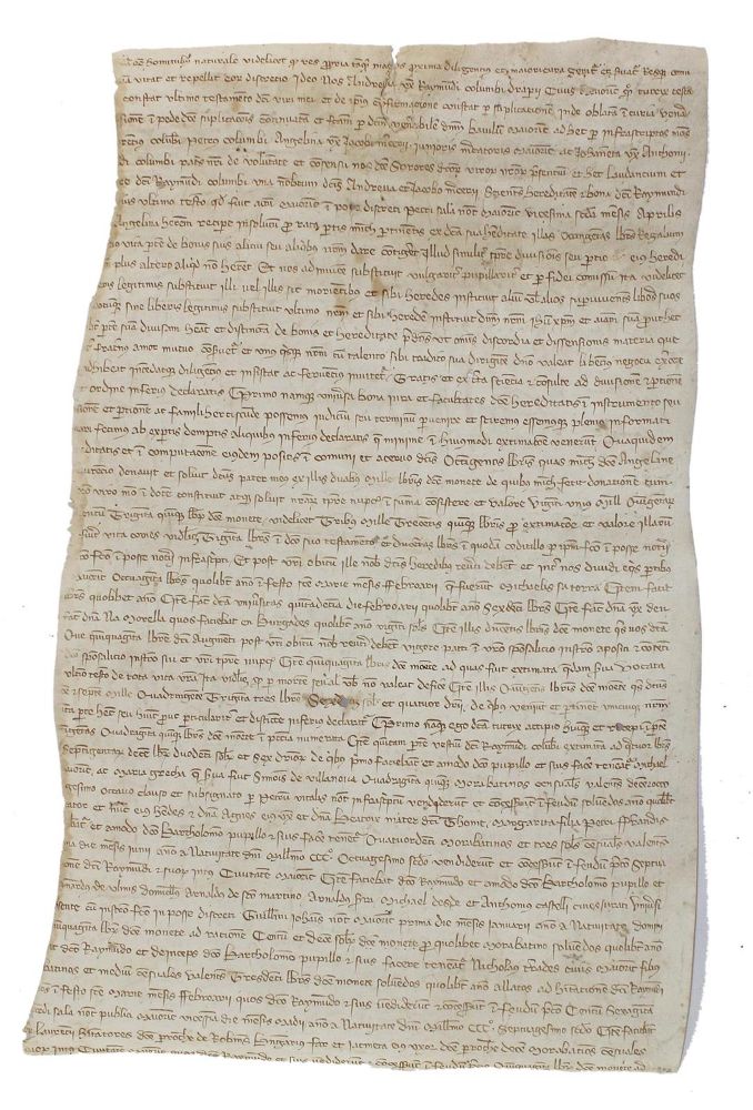 Große Abbildung Nr.1: 132-119 Testament.: (Handschriften)