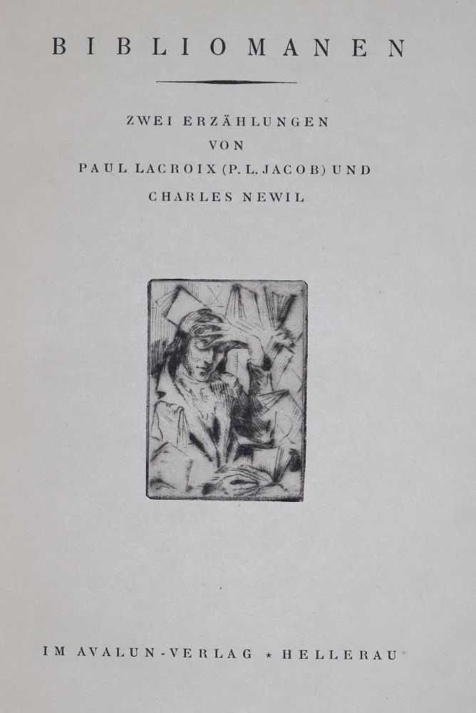 Große Abbildung Nr.1: 132-1195 Lacroix,P. u. C.Newil.: (Literatur und illustrierte Bücher 20.Jahrhundert - Alte Literatur in modernen Ausgaben)