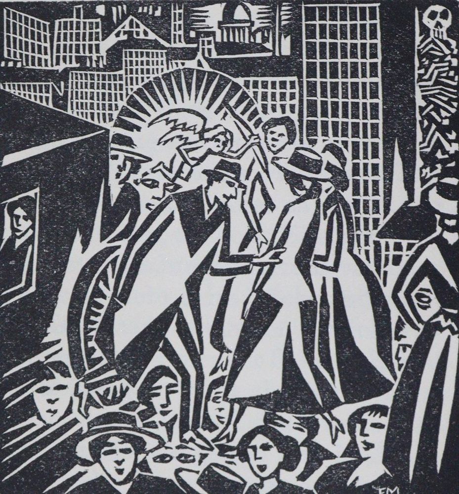 Große Abbildung Nr.1: 132-1211 Vermeylen,A.: (Masereel)