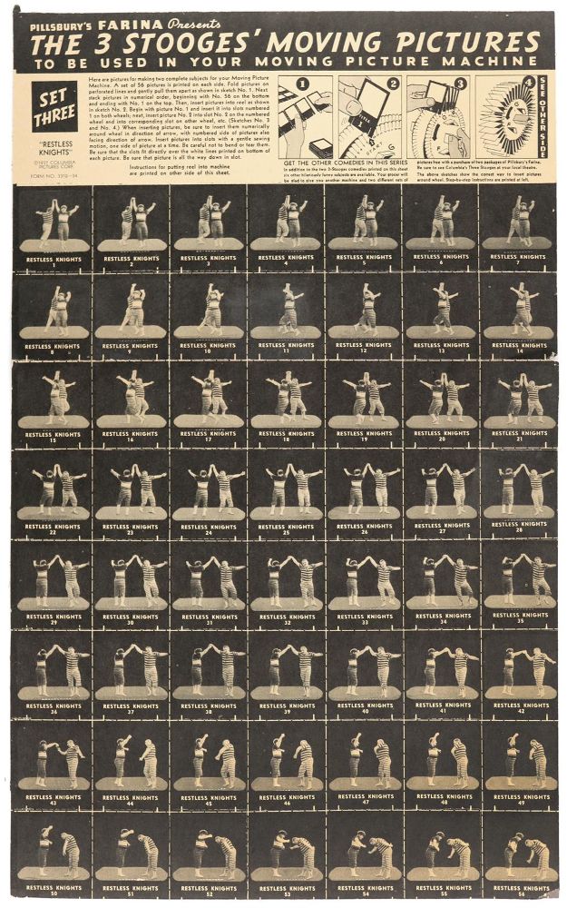 Große Abbildung Nr.1: 132-1231 Pillsbury's Farina Moving Picture Machine.: (Photographie)