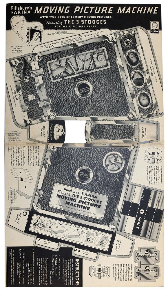 Große Abbildung Nr.4: 132-1231 Pillsbury's Farina Moving Picture Machine.: (Photographie)