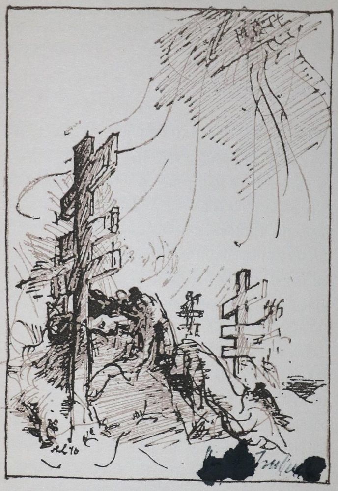 Große Abbildung Nr.1: 132-1250 Puschkin,A.: (Literatur und illustrierte Bücher 20.Jahrhundert - Alte Literatur in modernen Ausgaben)