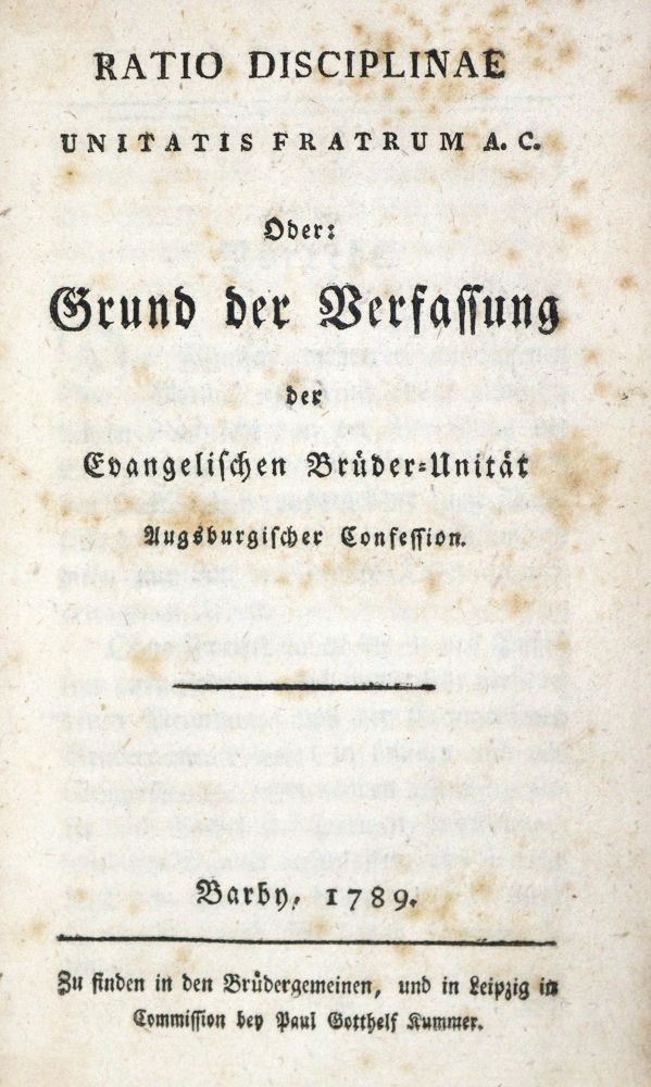 Große Abbildung Nr.3: 132-126 (Zinzendorf,N.L.v.).: (Herrnhuter)