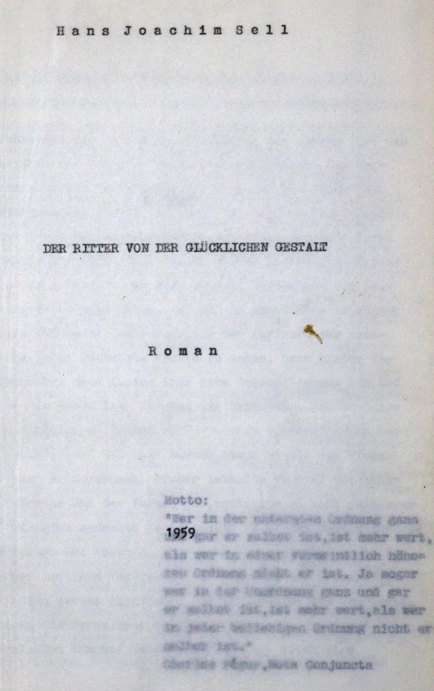 Große Abbildung Nr.1: 132-1279 Sell,H.J.: (Literatur und illustrierte Bücher 20.Jahrhundert - Alte Literatur in modernen Ausgaben)