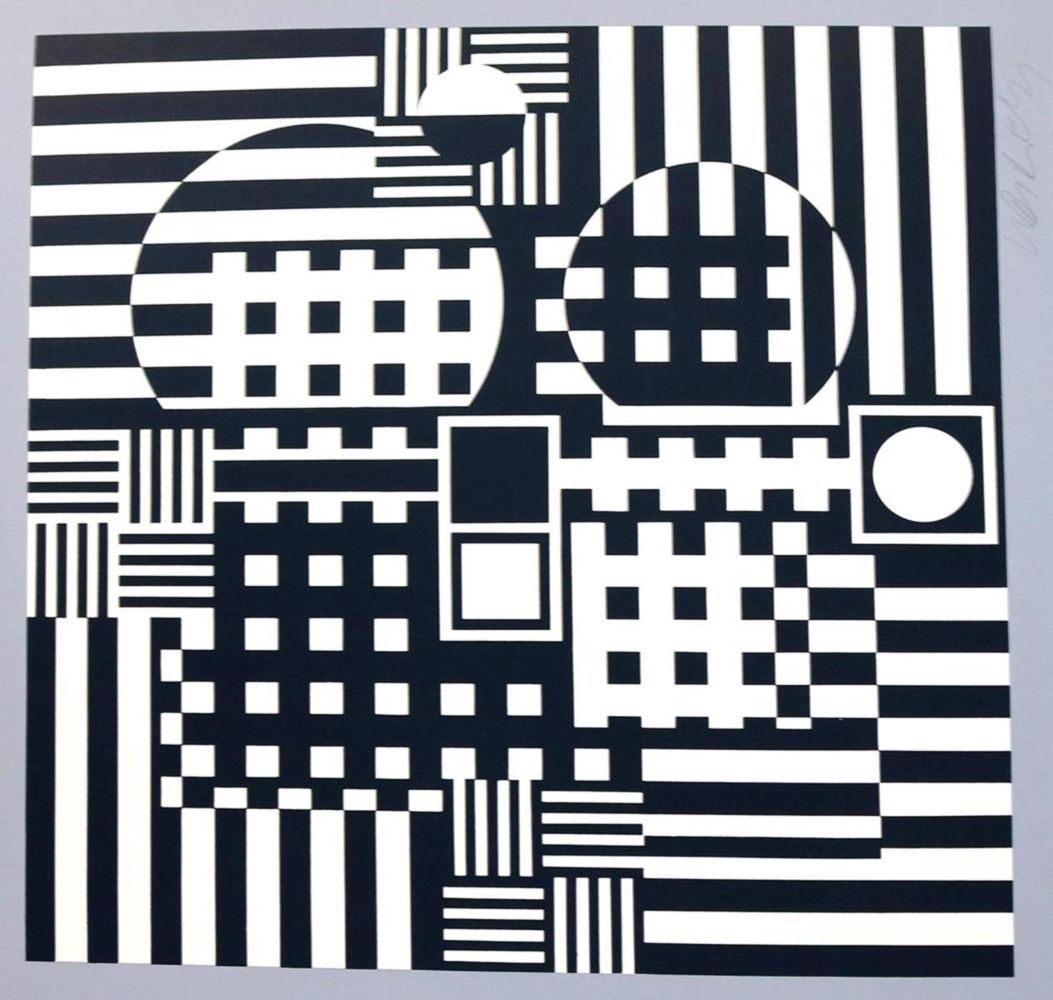 Große Abbildung Nr.13: 132-1295 Descartes,R.: (Vasarely)