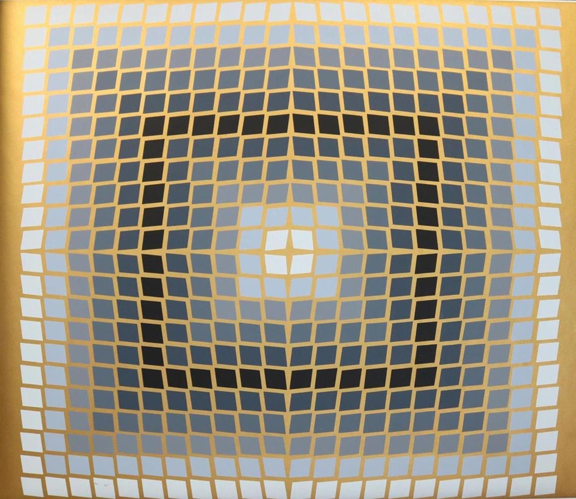 Große Abbildung Nr.15: 132-1295 Descartes,R.: (Vasarely)