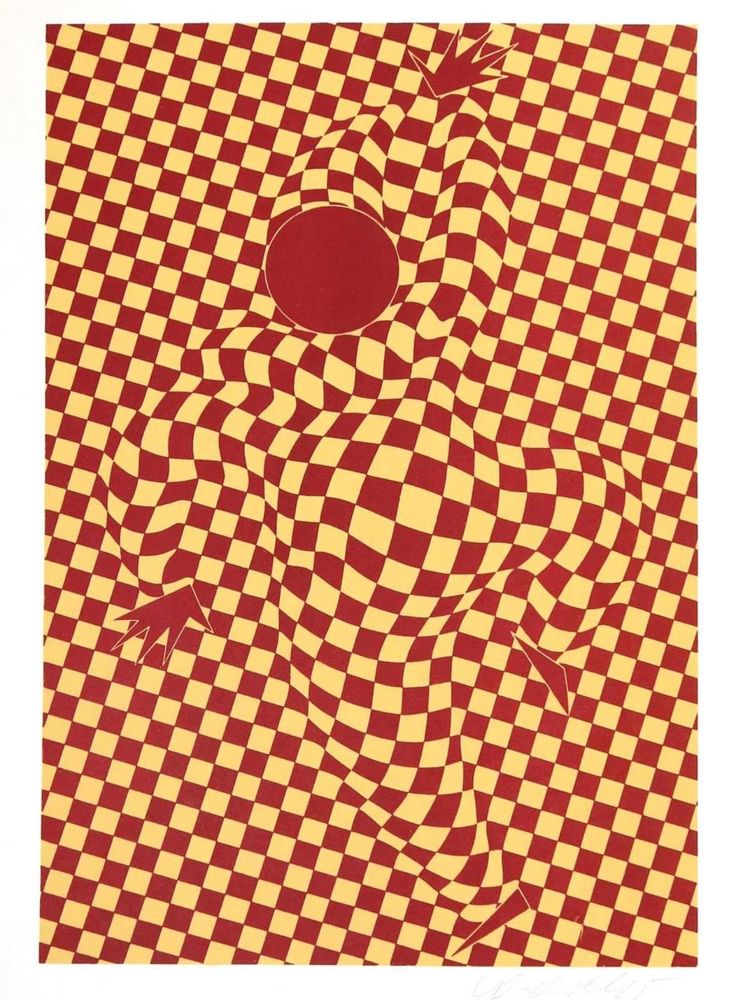 Große Abbildung Nr.2: 132-1295 Descartes,R.: (Vasarely)