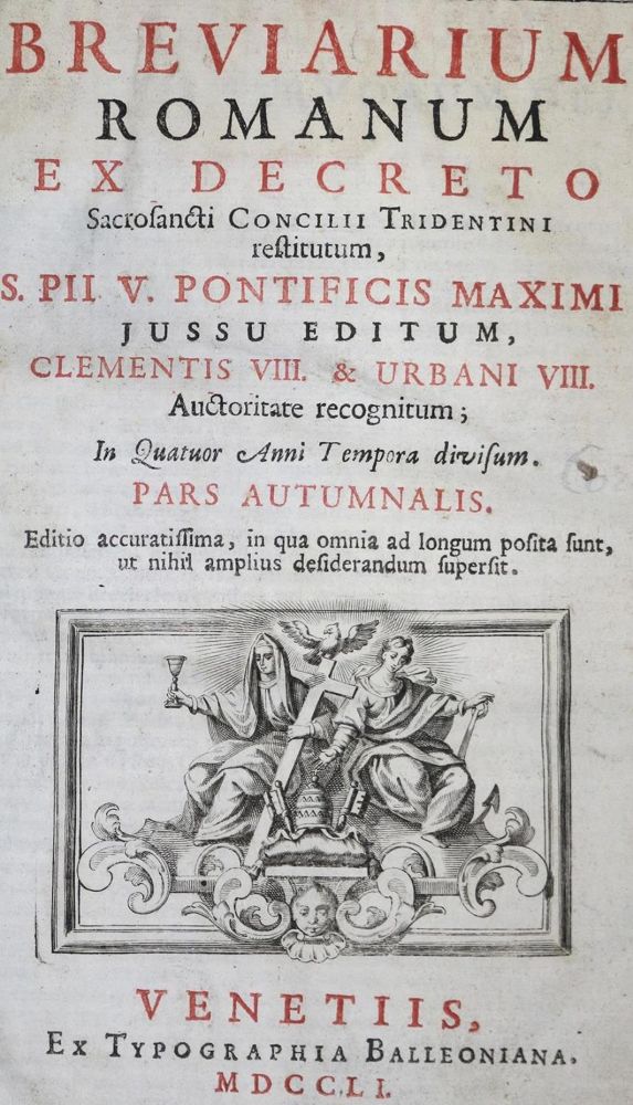 Große Abbildung Nr.1: 132-133 Horae Diurnae Breviarii Romani,: (Alte Drucke, Handschriften und Theologie)
