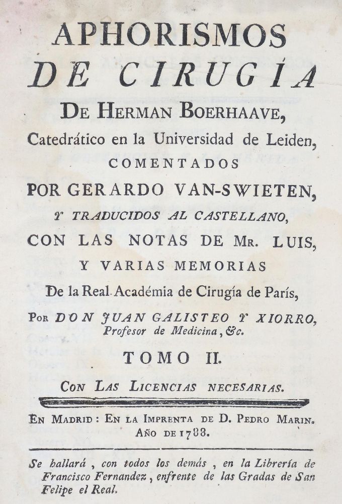 Große Abbildung Nr.1: 132-1349 Boerhaave,H.: (Medizin)