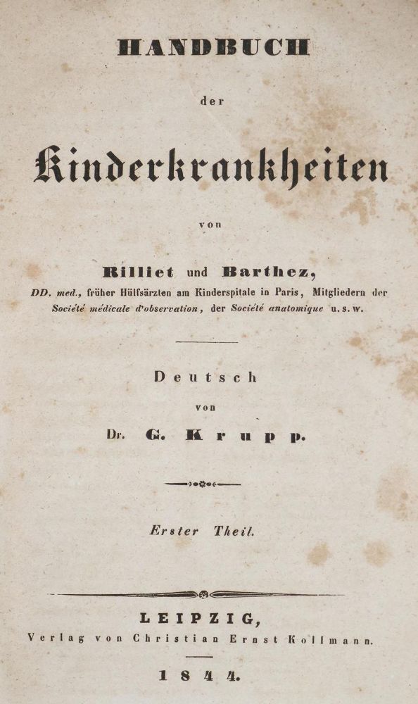 Große Abbildung Nr.1: 132-1368 Hecker,(A.F.).: (Medizin)