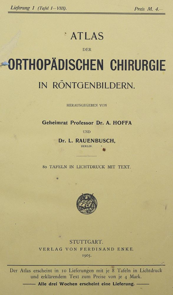 Große Abbildung Nr.3: 132-1372 Hoffa,A. u. L.Rauenbusch.: (Medizin)