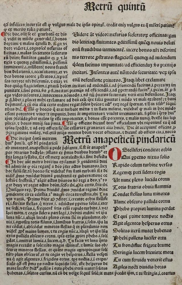 Große Abbildung Nr.2: 132-139 Einbandmakulatur.: (Inkunabeln)