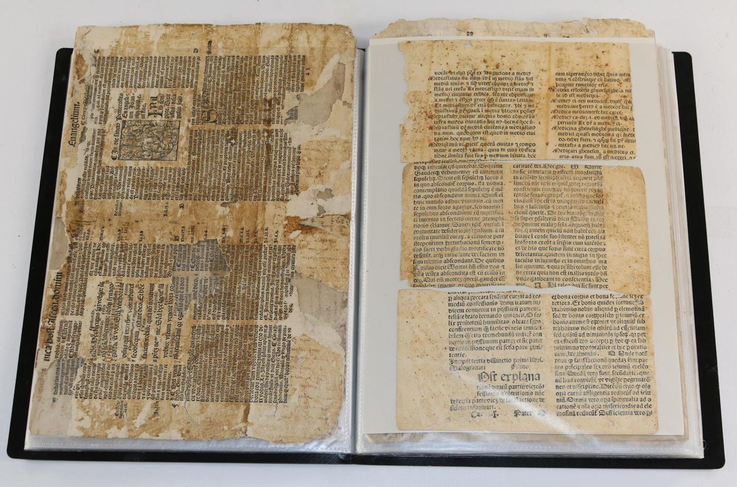 Große Abbildung Nr.3: 132-139 Einbandmakulatur.: (Inkunabeln)