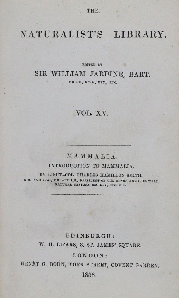 Große Abbildung Nr.2: 132-1413 Jardine,W.: (Zoologie)