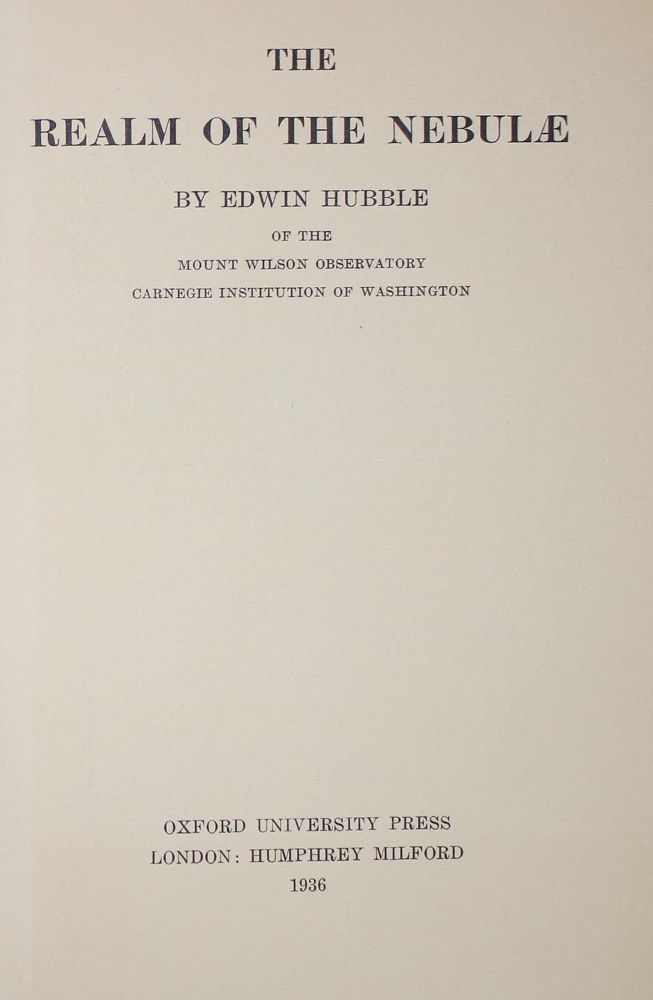 Große Abbildung Nr.1: 132-1453 Hubble,E.: (Verschiedene Gebiete - Varia, Astronomie)