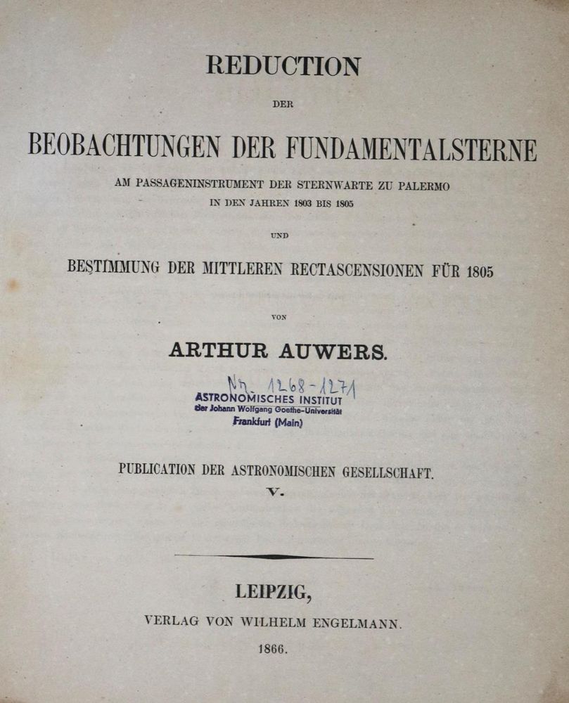 Große Abbildung Nr.1: 132-1456 Publication: (Verschiedene Gebiete - Varia, Astronomie)