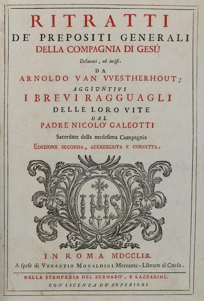 Große Abbildung Nr.3: 132-146 Galeotti,N.: (Jesuiten, Portrait)