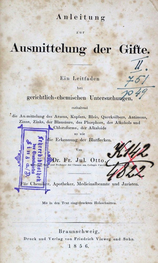 Große Abbildung Nr.3: 132-1468 Dragendorff,G.: (Verschiedene Gebiete - Varia, Chemie)