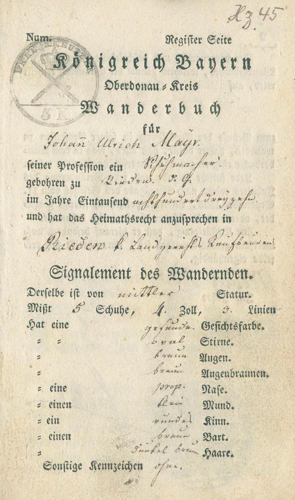 Große Abbildung Nr.1: 132-1489 Wanderbücher.: (Verschiedene Gebiete - Varia, Handwerk)