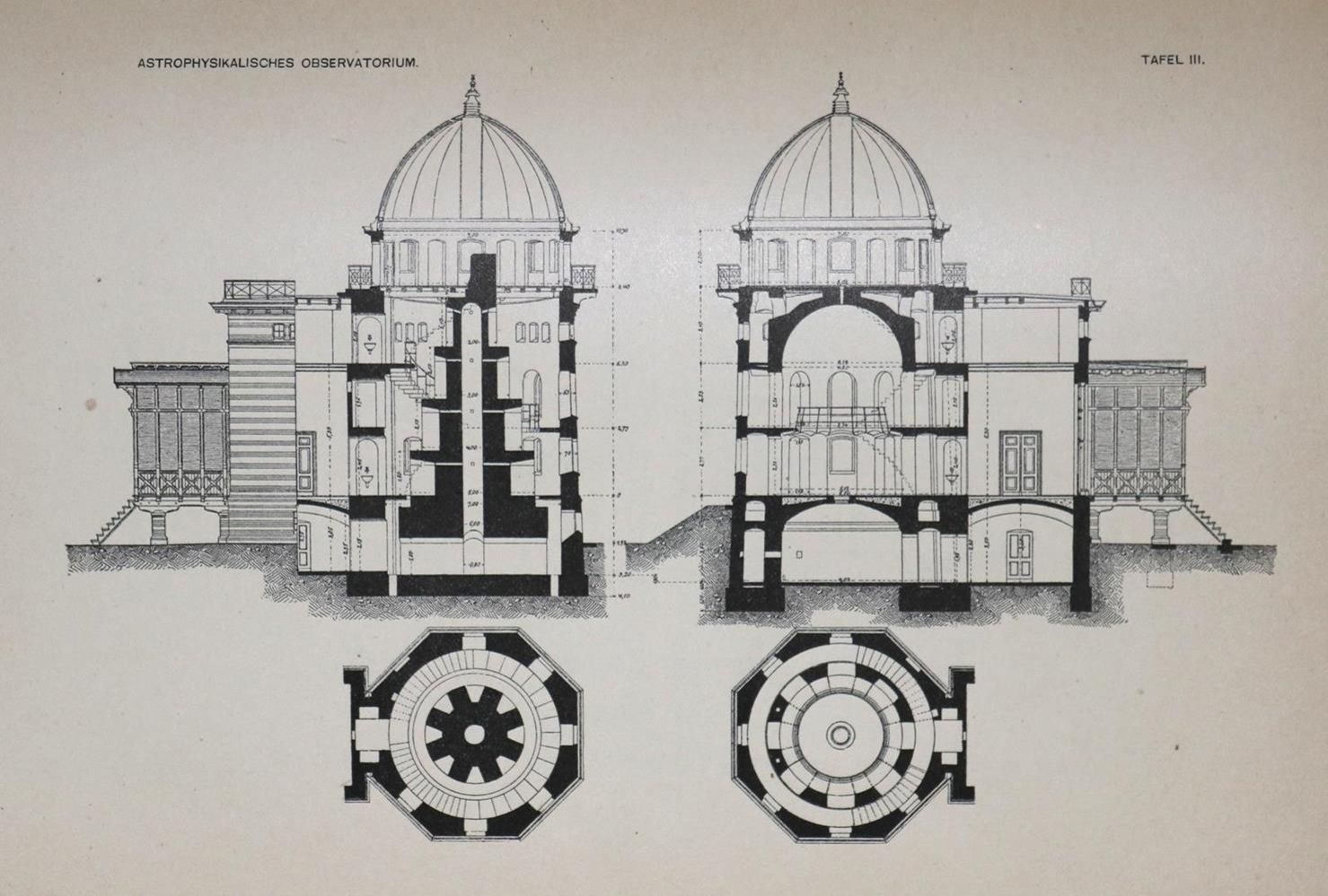 Große Abbildung Nr.1: 132-1495 Königlichen Observatorien, Die,: (Verschiedene Gebiete - Varia)