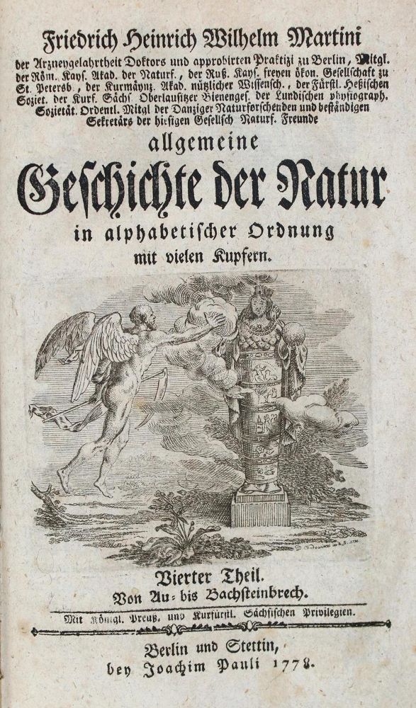 Große Abbildung Nr.1: 132-1496 Martini,F.H.W.: (Verschiedene Gebiete - Varia)