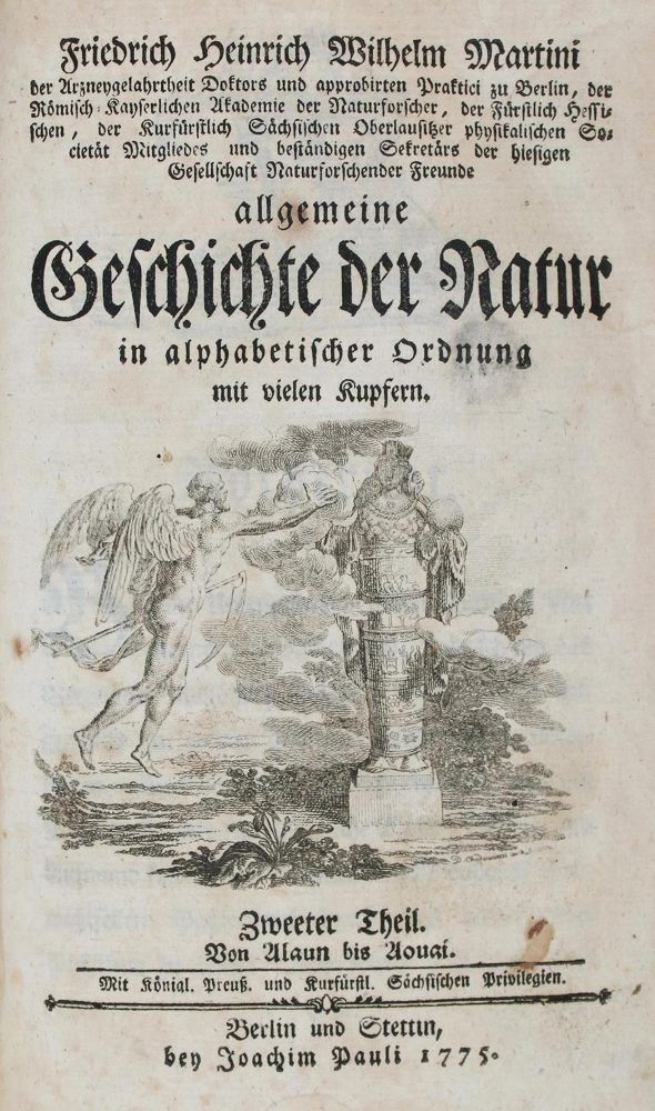 Große Abbildung Nr.1: 132-1497 Martini,F.H.W.: (Verschiedene Gebiete - Varia)
