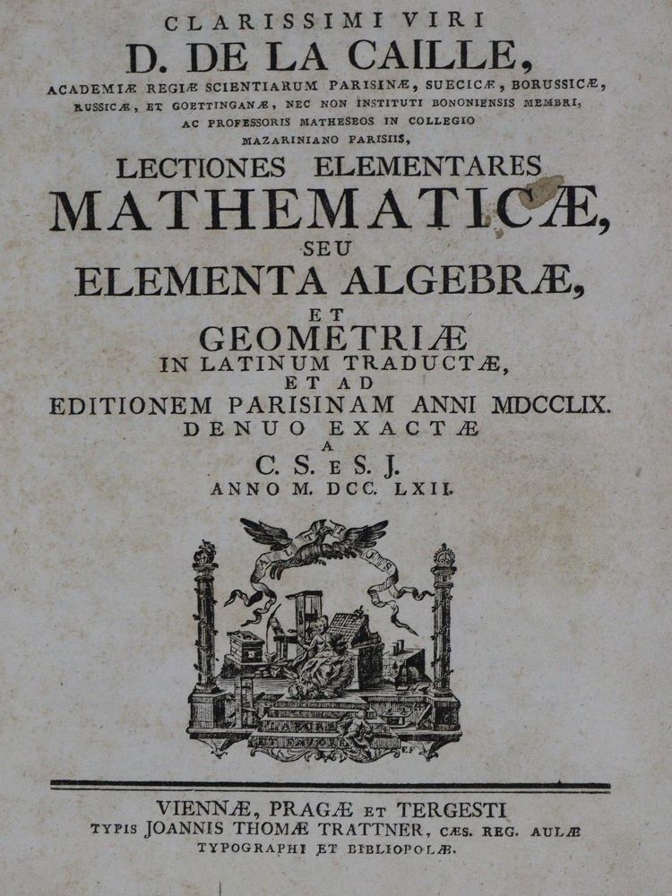 Große Abbildung Nr.2: 132-1499 Chapelle,(A.)de la.: (Verschiedene Gebiete - Varia, Mathematik)