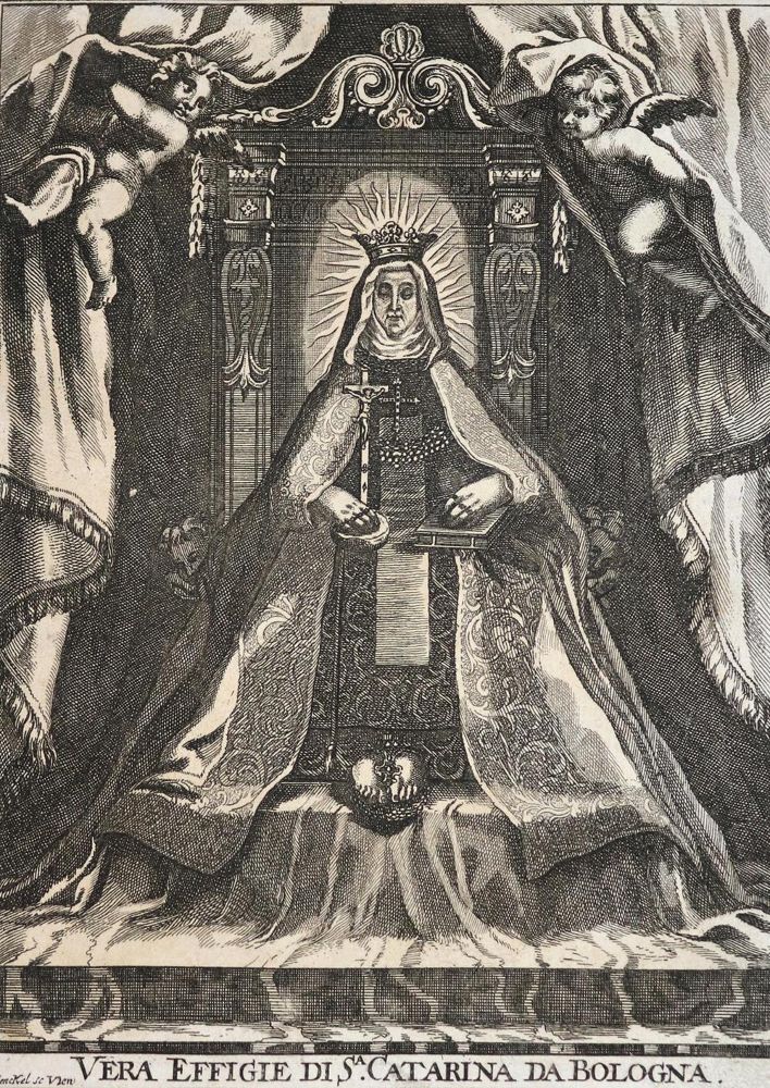 Große Abbildung Nr.2: 132-151 Tugend-Stern,: (Katharina von Bologna)